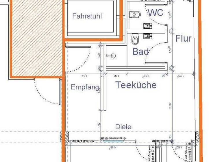 Bürofläche zur Miete 850 € 3 Zimmer 80 m² Bürofläche Gelnhausen 63571