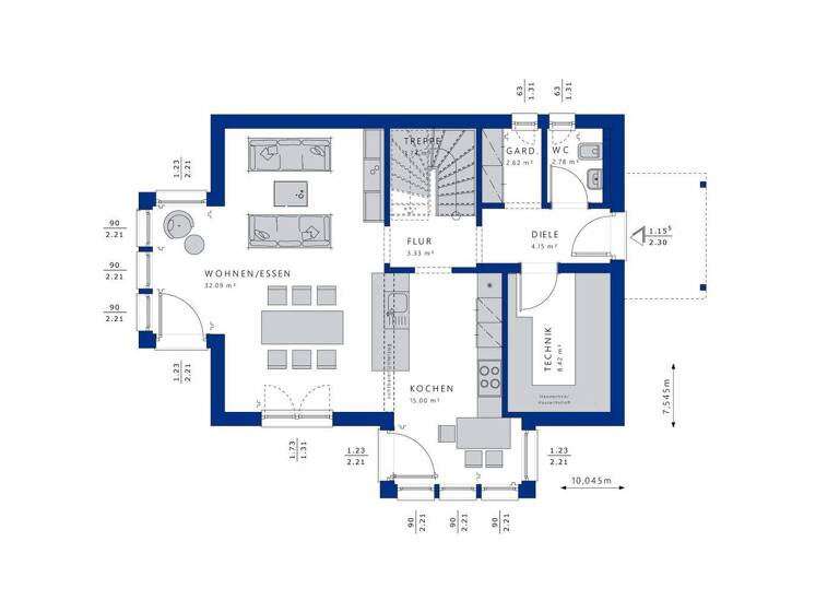 Einfamilienhaus zum Kauf 573.697 € 5 Zimmer 138,5 m² 696 m² Grundstück Riegelsberg 66292