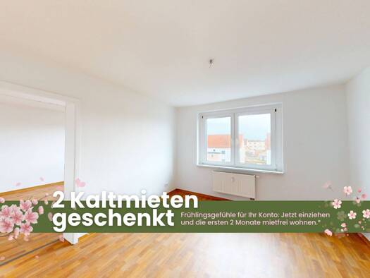 WG-Zimmer zur Miete 449 € 4 Zimmer 74 m² 2. Geschoss frei ab sofort Nordstr. 14a Lutherstadt Wittenberg 06886