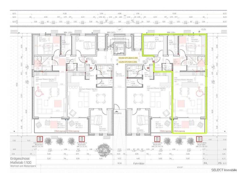 Wohnung zum Kauf 375.000 € 3 Zimmer 102,8 m² EG Kleinblittersdorf 66271