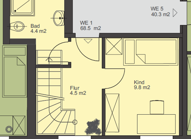 Wohnung zur Miete 640 € 3 Zimmer 68,5 m² frei ab 01.07.2026 Schedewitz Zwickau 08056