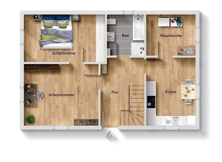 Mehrfamilienhaus zum Kauf 129.000 € 4 Zimmer 130 m² 1.043 m² Grundstück Raiffeisenstraße 11 Nüdlingen 97720