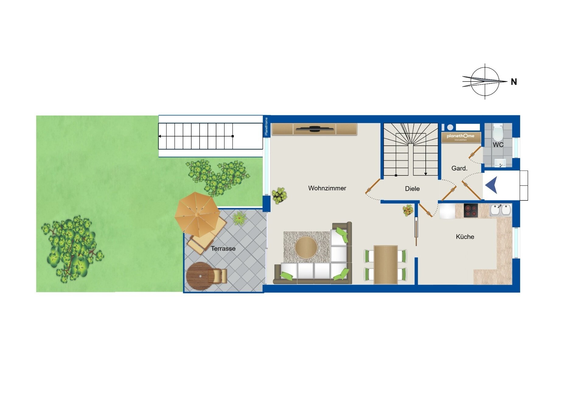 Reihenmittelhaus zum Kauf 5 Zimmer 163 m²<br/>Wohnfläche 253 m²<br/>Grundstück Weidach Durach 87471