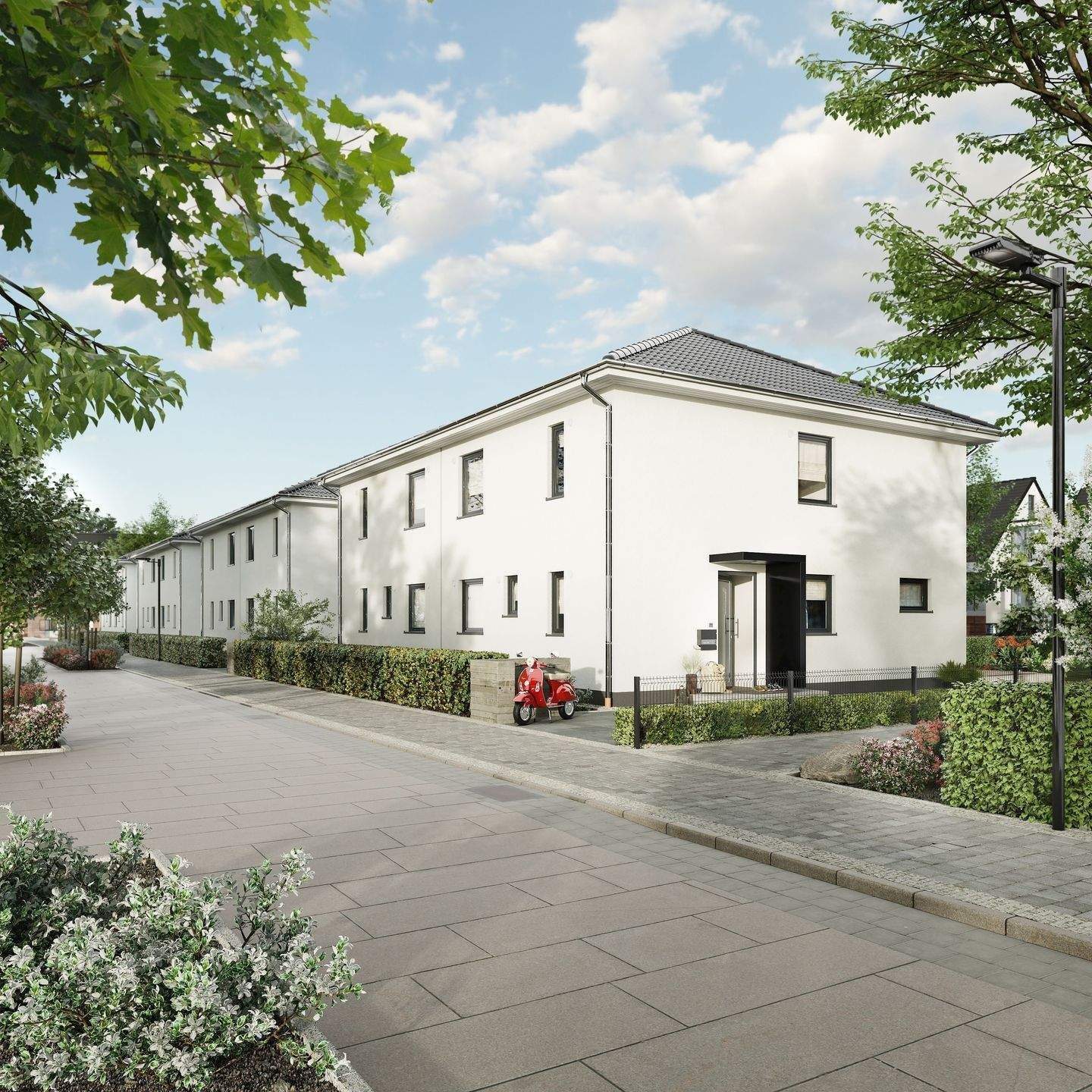 Immobilie in Stammham - Freuen Sie sich auf Ihre moderne DHH mit einer super Aufteilung auf einem sonnigem Grundstück mit Fernblick - in Stammham - auch für Kapitalanleger - Bild 1