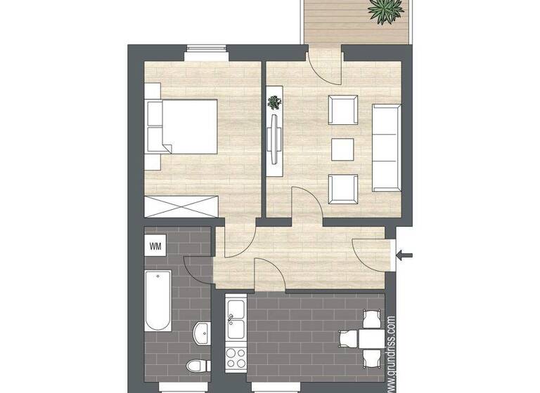 Wohnung zur Miete 799 € 2 Zimmer 56 m² 1. Geschoss Untere Eichstädtstraße 1a Stötteritz Leipzig 04299