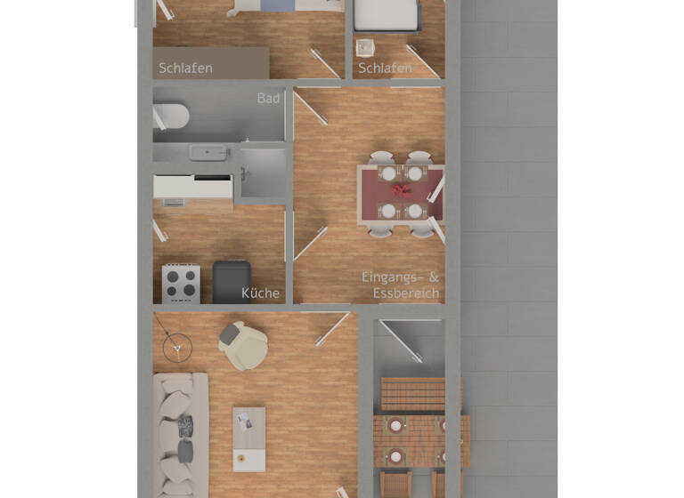 Bungalow zum Kauf als Kapitalanlage geeignet 168.000 € 3 Zimmer 56 m² 1.817 m² Grundstück Suhl 98528