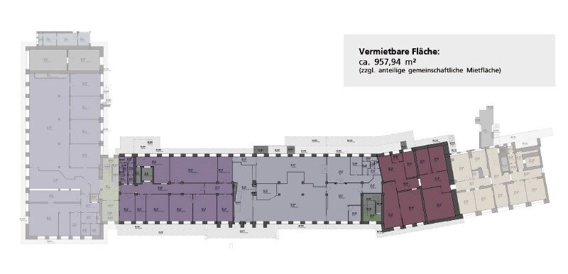 Büro-/Praxisfläche zur Miete provisionsfrei 957,9 m²<br/>Bürofläche ab 212,4 m²<br/>Teilbarkeit Johannstadt-Süd (Zöllnerstr.) Dresden 01307