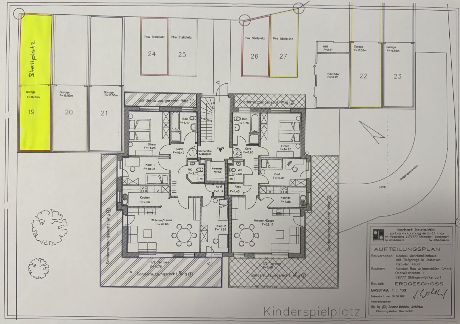 Garage zum Kauf 21.000 € Hotzenweg 5 Jestetten Jestetten 79798