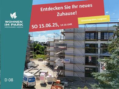 Wohnung zum Kauf - Neubau provisionsfrei 318.900 € 2 Zimmer 61,3 m² 1. Geschoss Am Simontalgraben 23 Langenau Langenau 89129