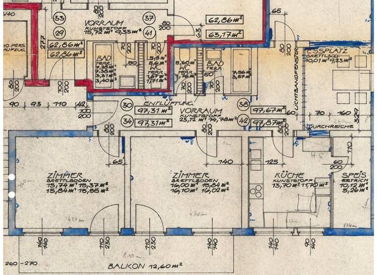 Wohnung zum Kauf 199.000 € 4 Zimmer 98 m² 6. Geschoss Lazarettgasse Gries Graz 8020