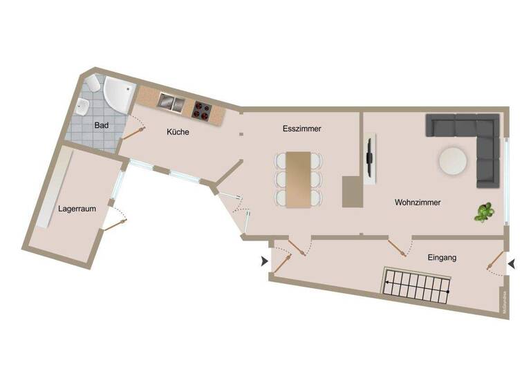 Reihenmittelhaus zum Kauf 65.000 € 6 Zimmer 98,1 m² 128 m² Grundstück Jeßnitz Raguhn-Jeßnitz 06800