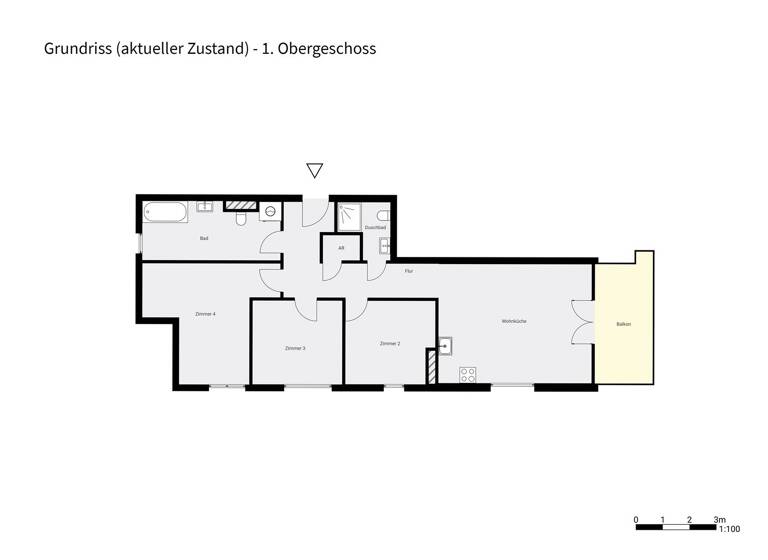 Wohnung zum Kauf 459.900 € 4 Zimmer 93 m² 1. Geschoss Schönefeld 12529