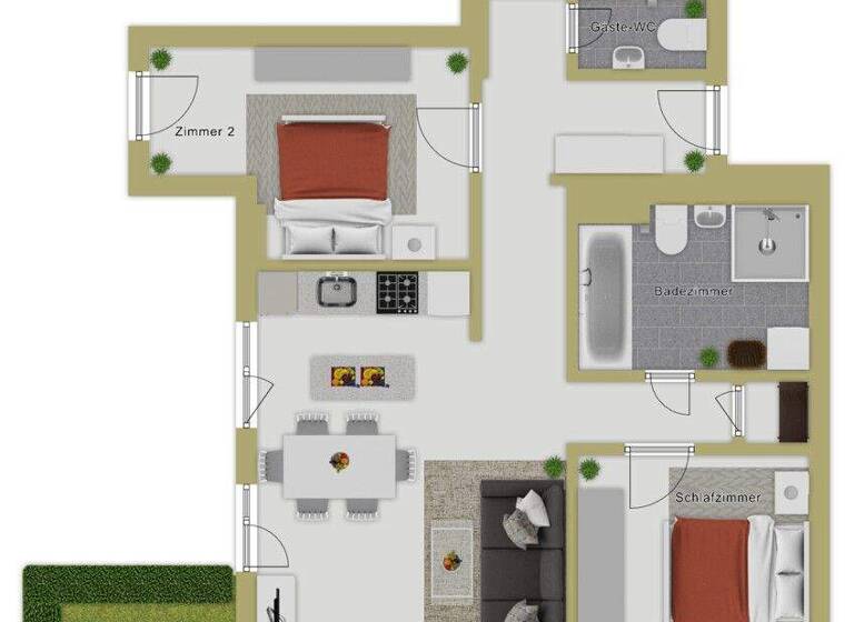 Wohnung zum Kauf 599.000 € 4 Zimmer 110 m² Friedrichshafen 88046