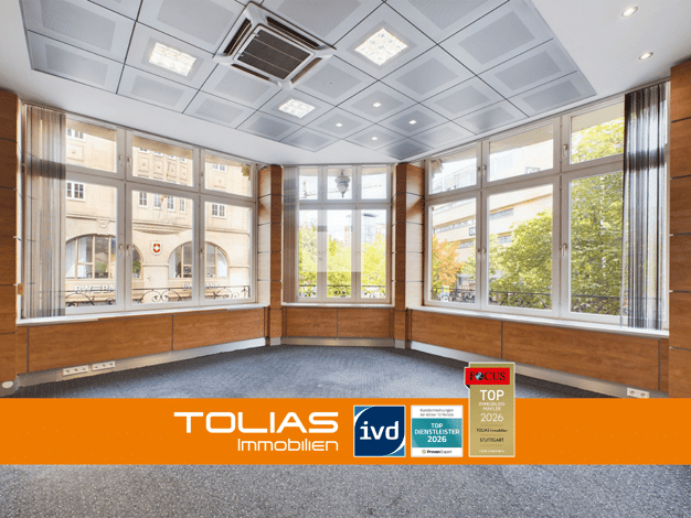 Bürofläche zur Miete 2.095 € 5 Zimmer 156 m² Bürofläche Süd Stuttgart 70178