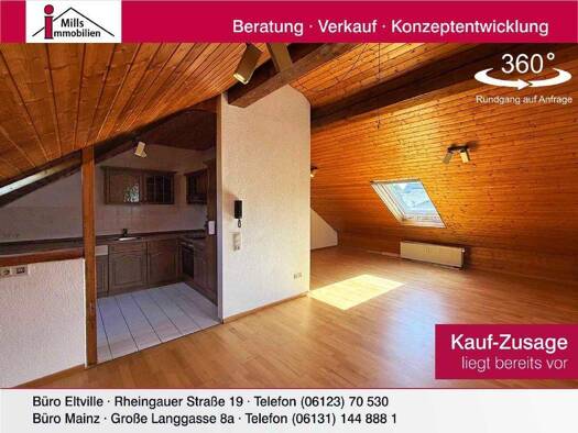 Wohnung zum Kauf 178.000 € 3 Zimmer 91 m² 2. Geschoss Erbach Eltville am Rhein 65346