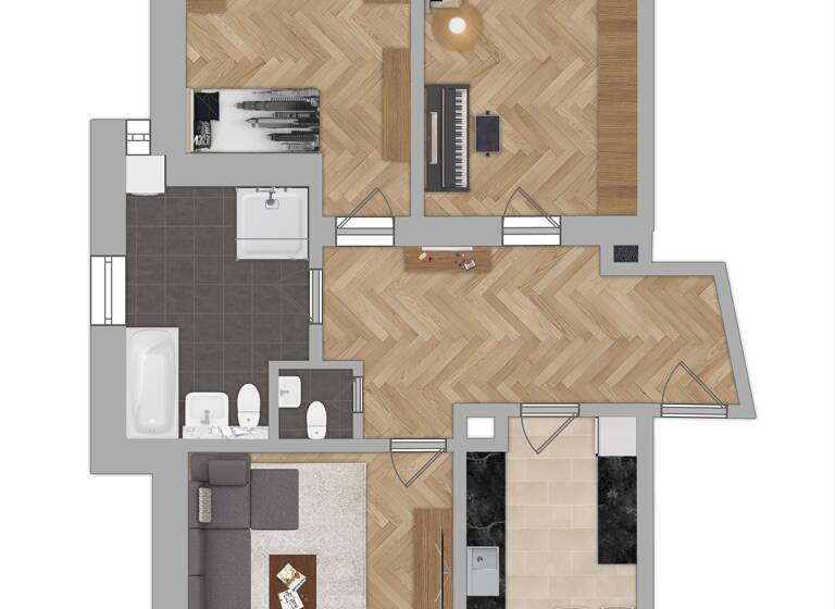 Wohnung zum Kauf 319.000 € 3 Zimmer 105 m²<br/>Wohnfläche 3.<br/>Geschoss Jägerstraße 1a Gohlis-Mitte Leipzig 04157