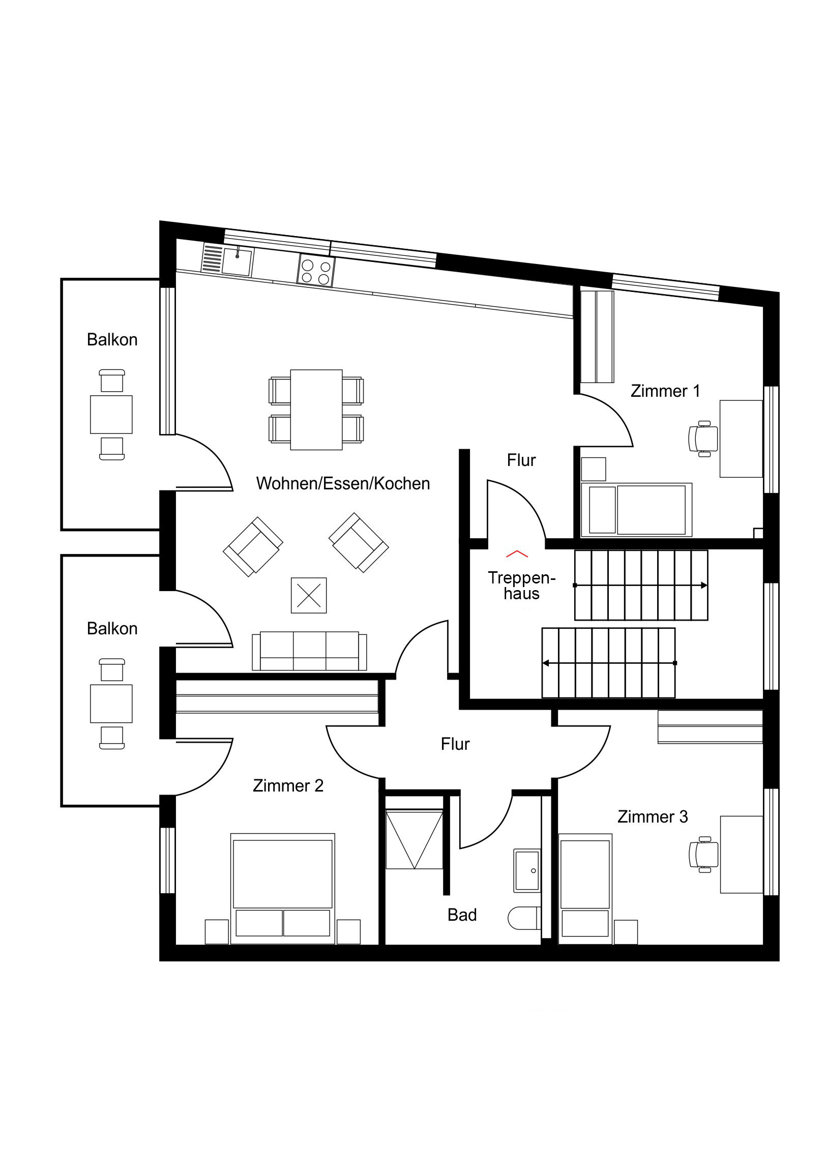 Wohnung zum Kauf 390.000 € 4 Zimmer 90 m²<br/>Wohnfläche Kern Heidenheim an der Brenz 89522