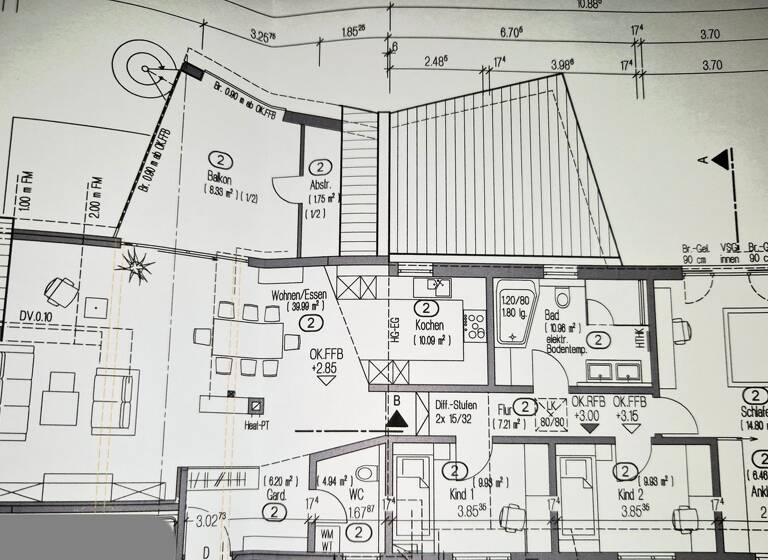 Penthouse zur Miete 1.750 € 4,5 Zimmer 125 m² Geschoss 1/2 frei ab sofort Nagold 72202