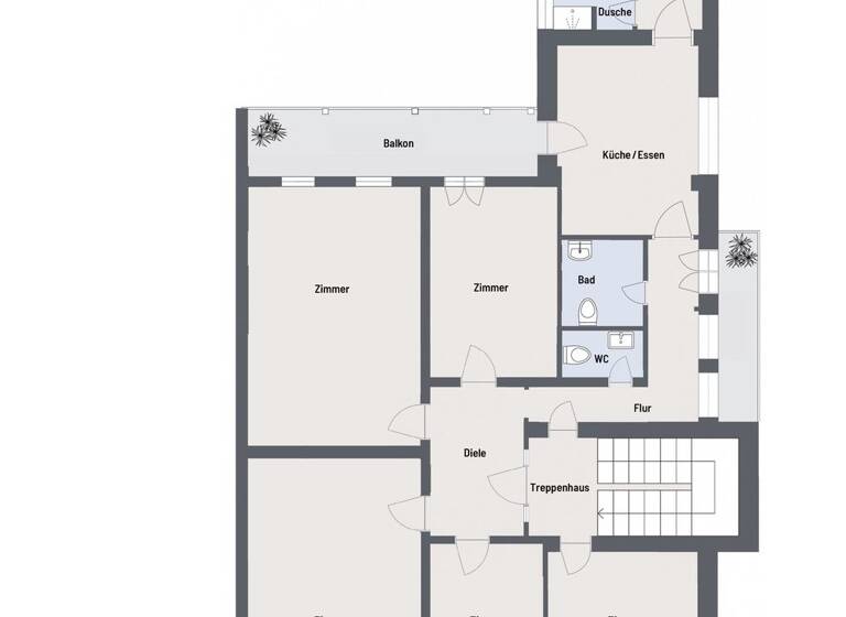 Wohnung zum Kauf 1.249.000 € 6 Zimmer 171,8 m² 2. Geschoss Wiehre Freiburg im Breisgau 79100
