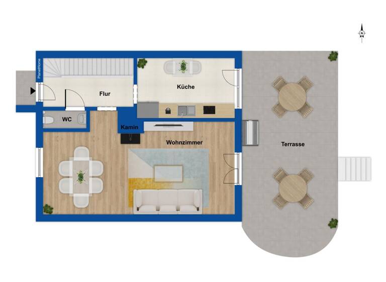 Doppelhaushälfte zum Kauf 399.000 € 3 Zimmer 80 m² 709 m² Grundstück Blankenfelde Blankenfelde-Mahlow 15827