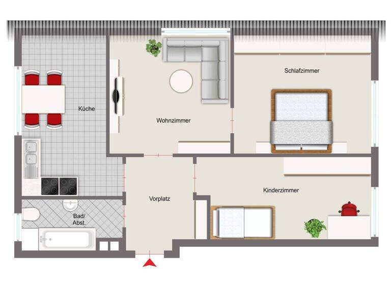 Wohnung zur Miete 448 € 3 Zimmer 64 m² Vordertodtmoos Todtmoos 79682