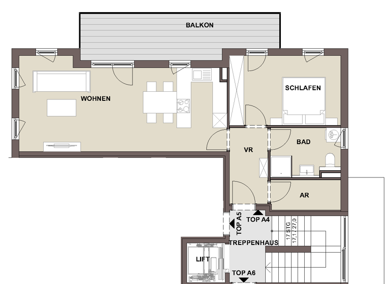 Wohnung zum Kauf provisionsfrei 447.000 € 2 Zimmer 65,2 m²<br/>Wohnfläche 1.<br/>Geschoss Bad Reichenhall Bad Reichenhall 83435