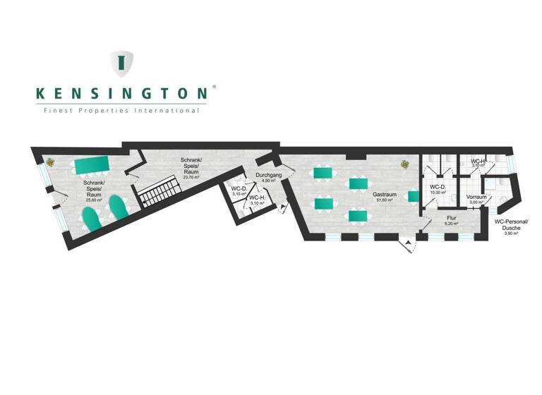 Restaurant zur Miete 1.900 € 186 m² Gastrofläche Köpenick Berlin 12555