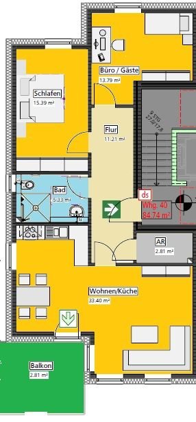 Wohnung zum Kauf provisionsfrei 326.900 € 3 Zimmer 84,5 m²<br/>Wohnfläche 1.<br/>Geschoss Starenschleife Welver Welver 59514