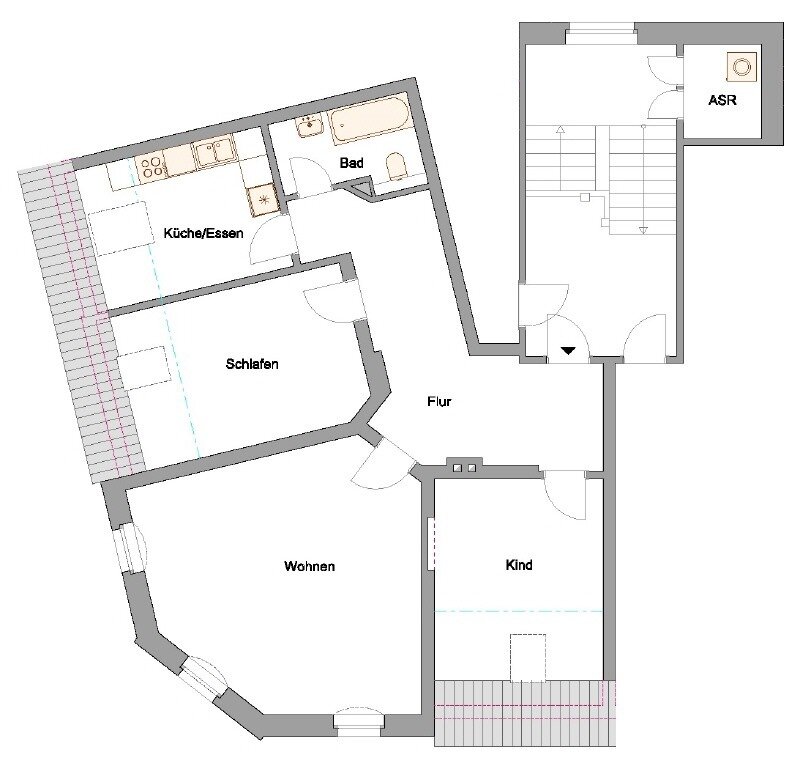 Wohnung zur Miete 933 € 3 Zimmer 88,9 m²<br/>Wohnfläche Warthaer Straße 13 Cotta (Cossebauder Str.) Dresden 01157