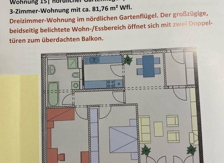 Wohnung zum Kauf provisionsfrei 437.000 € 3 Zimmer 81,8 m²<br/>Wohnfläche 2.<br/>Geschoss City Bayreuth 95444