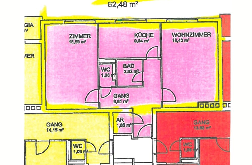 Wohnung zum Kauf 242.000 € 2,5 Zimmer 63 m²<br/>Wohnfläche Lochau 6911