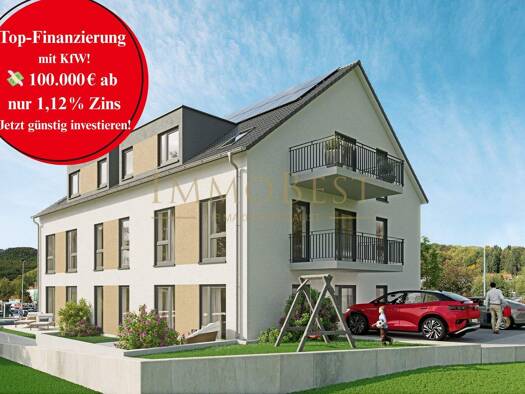 Wohnung zum Kauf - Erstbezug 385.000 € 3 Zimmer 85 m² EG frei ab 31.05.2027 Annweiler Annweiler am Trifels 76855