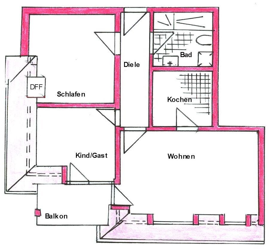 Wohnung zum Kauf 108.000 € 3 Zimmer 61 m²<br/>Wohnfläche 2.<br/>Geschoss 01.04.2025<br/>Verfügbarkeit Südstadt Görlitz 02826