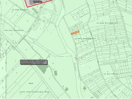 Grundstück zum Kauf 1.400 € 201 m² Grundstück Ober-Erlenbach Bad Homburg vor der Höhe 61352
