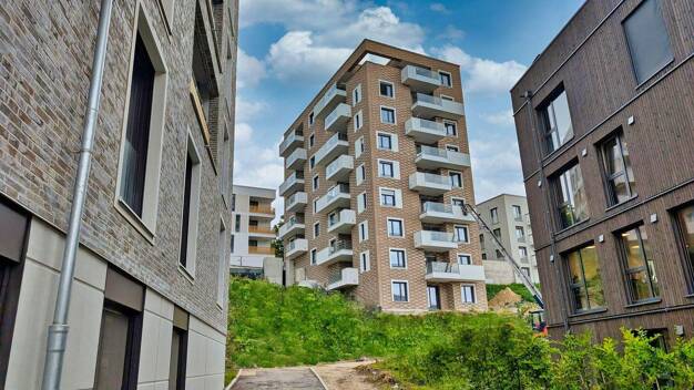 Wohnung zur Miete 1.100 € 2 Zimmer 63,3 m² 5. Geschoss Breitensteinweg 29 Safranberg Ulm 89075