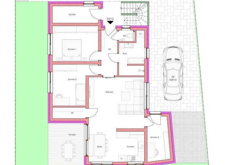 Wohnung zum Kauf 399.000 € 4 Zimmer 91,5 m² EG Gries Graz 8055