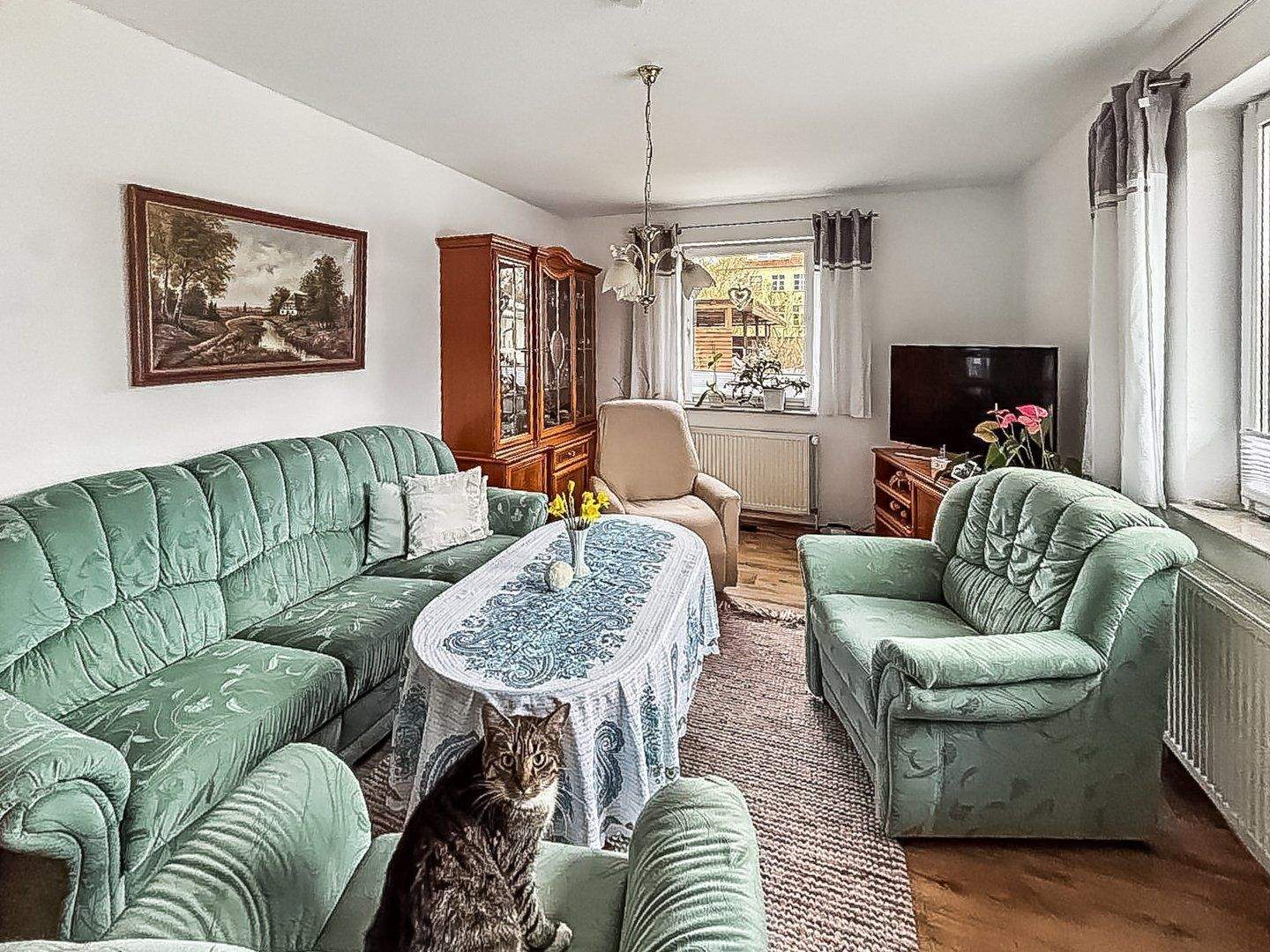 Immobilie in Hanshagen - Zwei 2-Zimmer-Wohnungen oder ein Bungalow mit schönem Garten in Hanshagen bei Greifswald - Bild 3