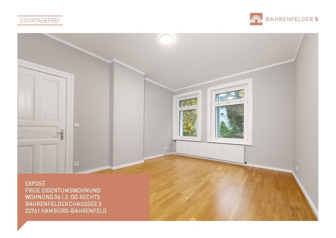 Wohnung zum Kauf provisionsfrei 429.000 € 3 Zimmer 65,9 m²<br/>Wohnfläche 2.<br/>Geschoss Bahrenfelder Chaussee 5 Bahrenfeld Hamburg 22761