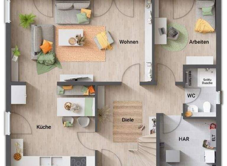 Stadthaus zum Kauf provisionsfrei 276.750 € 6 Zimmer 149,6 m² 962 m² Grundstück Wickendorf Medewege Schwerin 19055