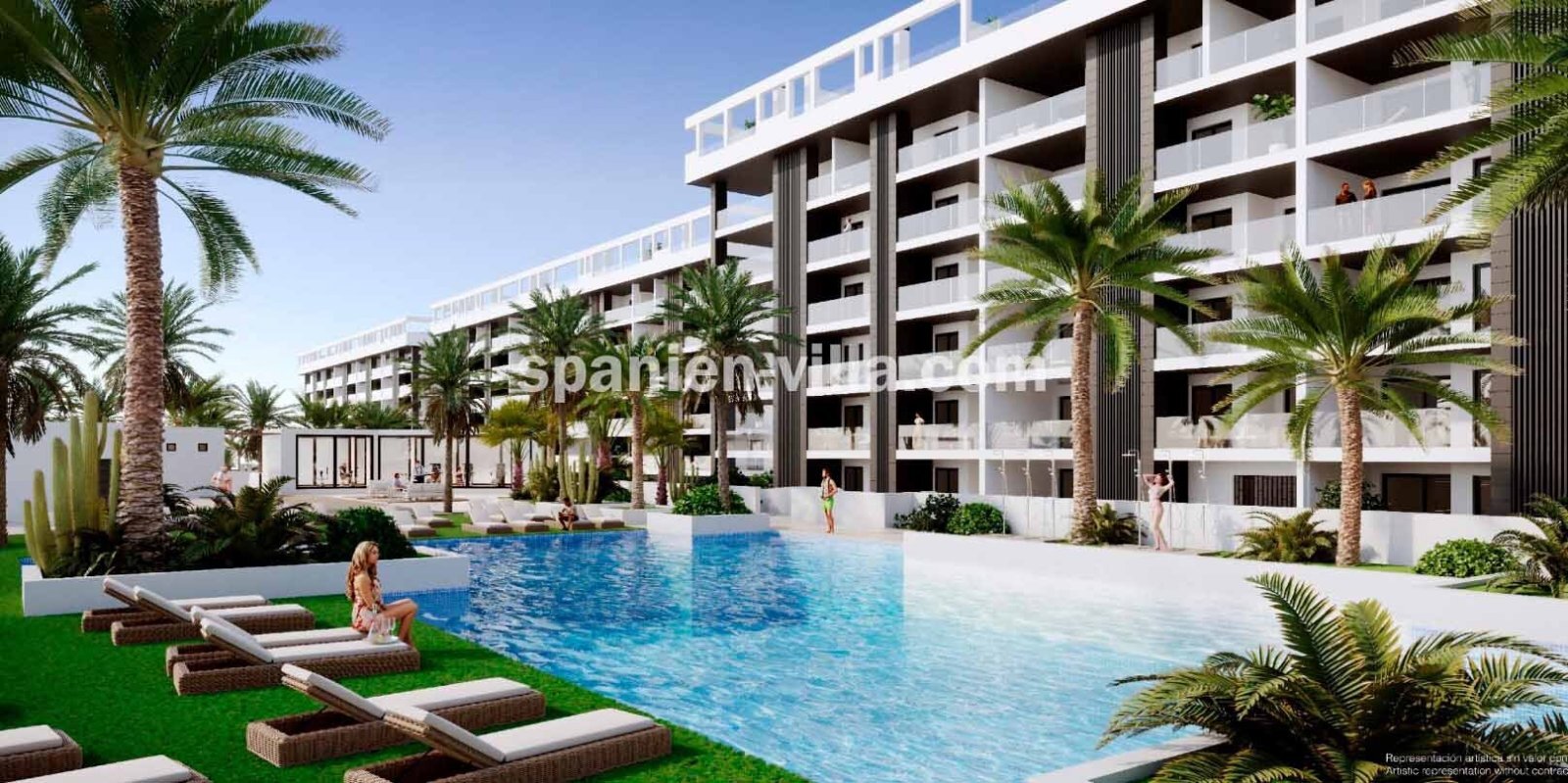 Wohnung zum Kauf provisionsfrei 245.000 € 3 Zimmer 60,7 m²<br/>Wohnfläche 1.<br/>Geschoss 01.04.2025<br/>Verfügbarkeit Torrevieja 03188