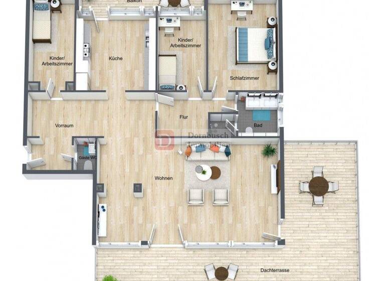 Penthouse zum Kauf 549.000 € 4 Zimmer 157 m² 6. Geschoss Sigmund-Freud-Straße 76 Eckenheim Frankfurt am Main 60435