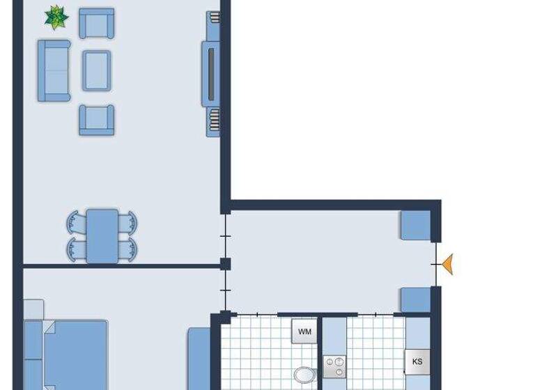 Wohnung zur Miete 610 € 2 Zimmer 62 m² 3. Geschoss frei ab 01.05.2026 Anderten Hannover 30559