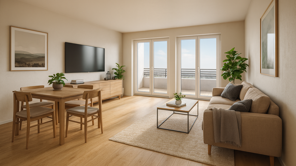 Wohnung zur Miete - Erstbezug 1.112 € 3 Zimmer 89 m² frei ab sofort Innenstadt Ahlen 59227