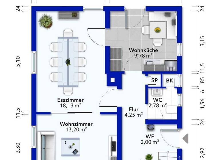 Einfamilienhaus zum Kauf 279.000 € 4 Zimmer 107 m² 463 m² Grundstück Ingenheim Billigheim-Ingenheim 76831