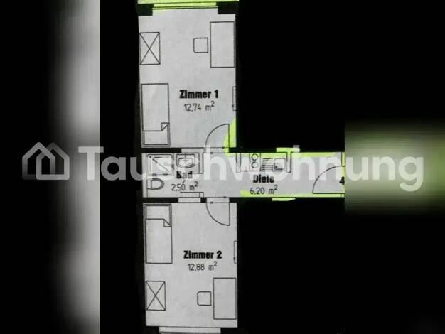Wohnung zur Miete Tauschwohnung 400 € 2 Zimmer 36 m² EG Geist Münster 48153