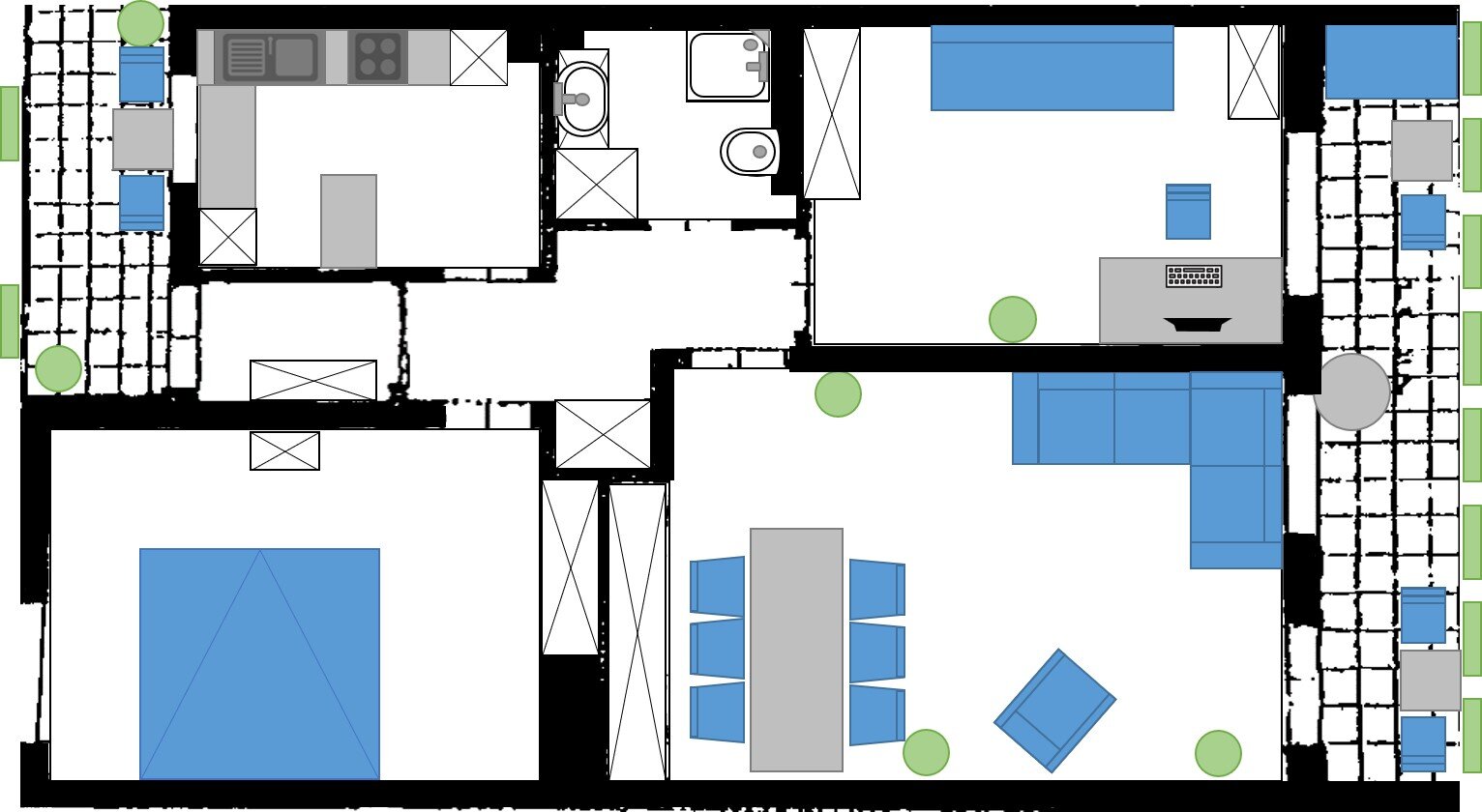 Wohnung zur Miete 1.100 € 3 Zimmer 75 m²<br/>Wohnfläche 2.<br/>Geschoss ab sofort<br/>Verfügbarkeit Falkenstraße 10, Alterlangen Heiligenloh Erlangen 91056