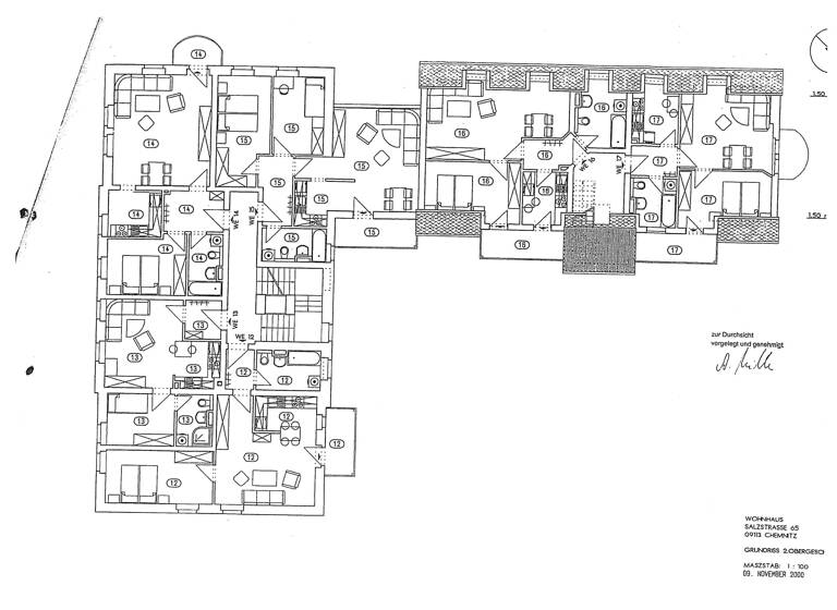 Wohnung zum Kauf 65.000 € 2 Zimmer 48 m² Salzstraße 65 Schloßchemnitz 022 Chemnitz 09113