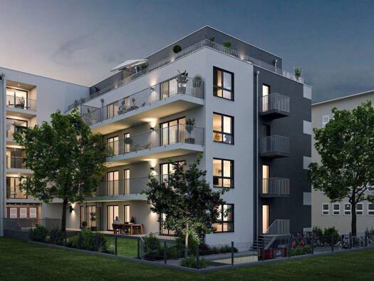 Wohnung zum Kauf - Neubau provisionsfrei 449.000 € 2 Zimmer 71 m² 1. Geschoss frei ab sofort Camerariusstraße 12 Tafelhof Nürnberg 90443