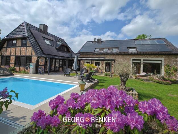 Einfamilienhaus zum Kauf 985.000 € 5 Zimmer 356 m² 15.111 m² Grundstück frei ab 01.01.2027 Klosterseelte Kirchseelte 27243