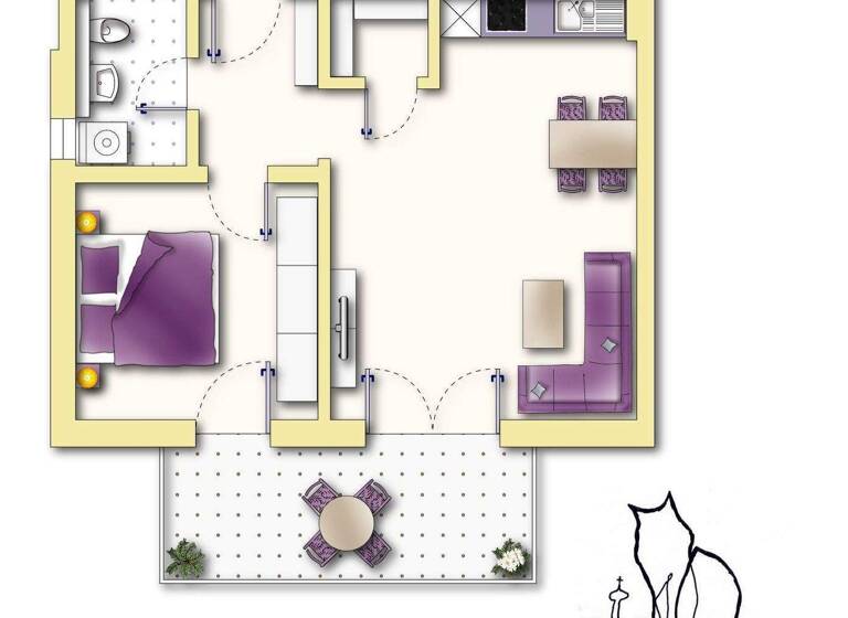 Wohnung zum Kauf - Erstbezug provisionsfrei als Kapitalanlage geeignet 255.773 € 2 Zimmer 55 m² Landau Landau an der Isar 94405